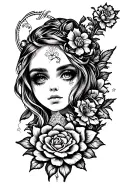 lucky tattoo design idea