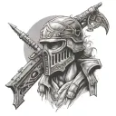 Soldier Of God tattoo design idea