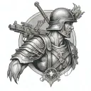 Soldier Of God tattoo design idea