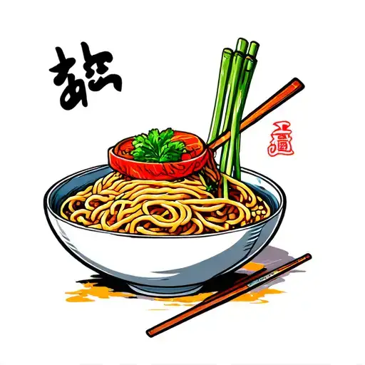 Ramen tattoo design idea