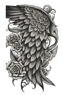 fourth wing tattoo tattoo design idea