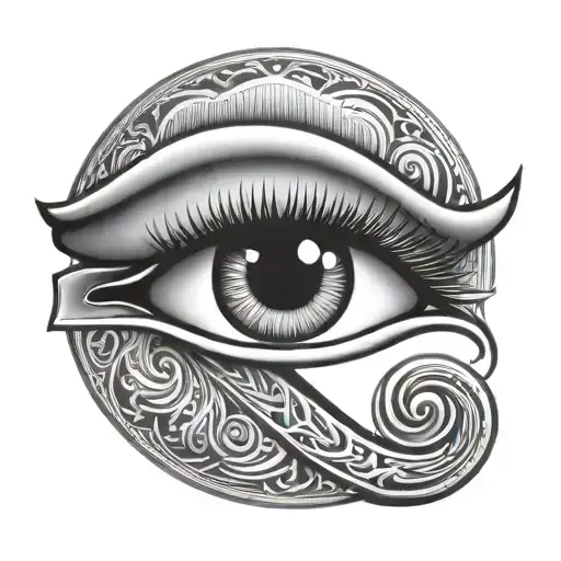 Eye Of Horus tattoo design idea