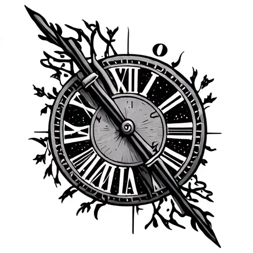 1991 Roman Numerals tattoo design idea