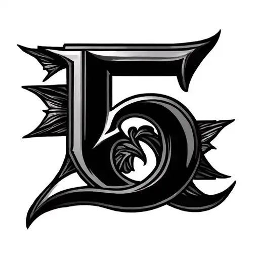 Roman Numeral 5 tattoo design idea