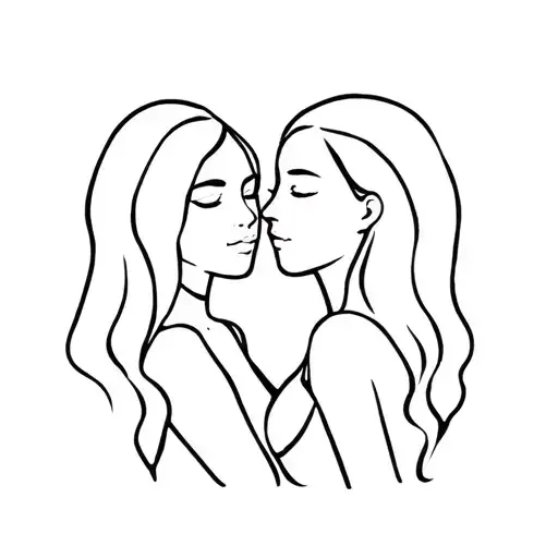 Accomplices girls friendship unforgettable tattoo design idea