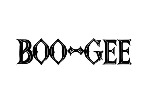 "(BOO~GEE)" tattoo design idea