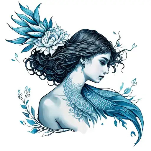 Aquarius + Virgo tattoos photos tattoo design idea