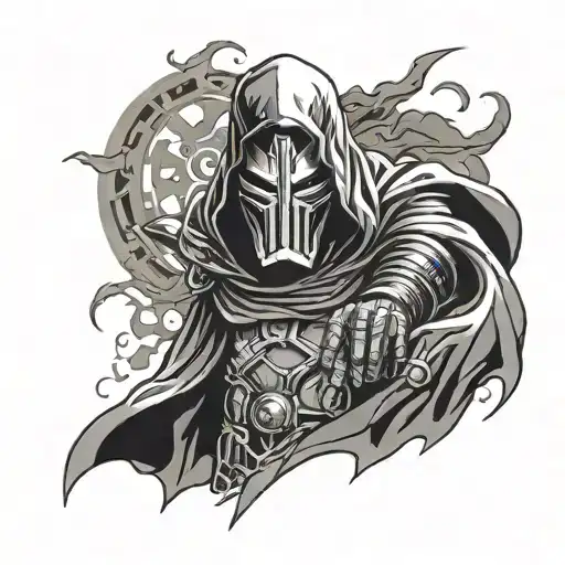 doctor doom tattoo design idea
