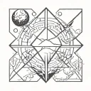 element earth tattoo design idea