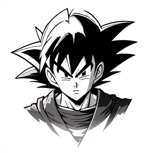 goku black tattoo design idea