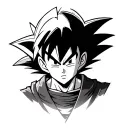 goku black tattoo design idea