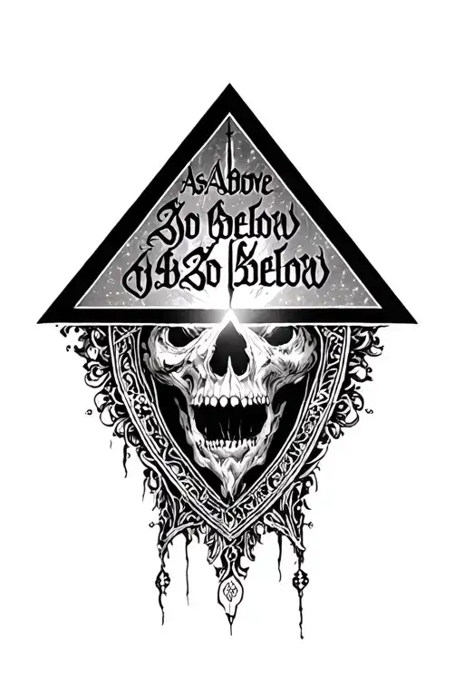 "As above So below" "As above So below" Coverup pyramid surrounded tattoo design idea