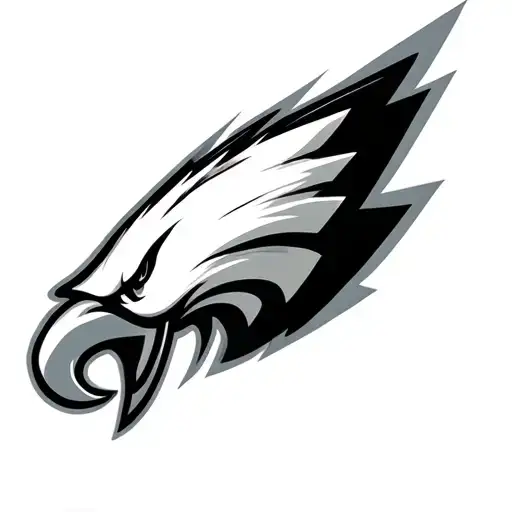 Philadelphia eagles logo incorporated tattoo design idea