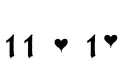 "11 ♡ 18" tattoo design idea