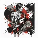 Herz tattoo design idea