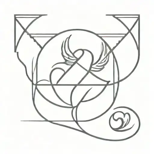 tattoo that symbolizes love and represents the 222 angel number and also has a deep meaning of fake love tattoo design idea