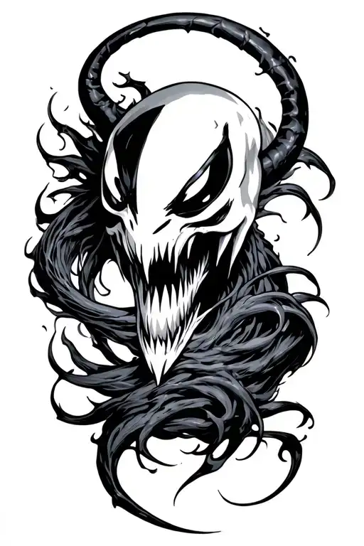 Venom tattoo design idea