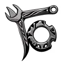spanner tattoo design idea