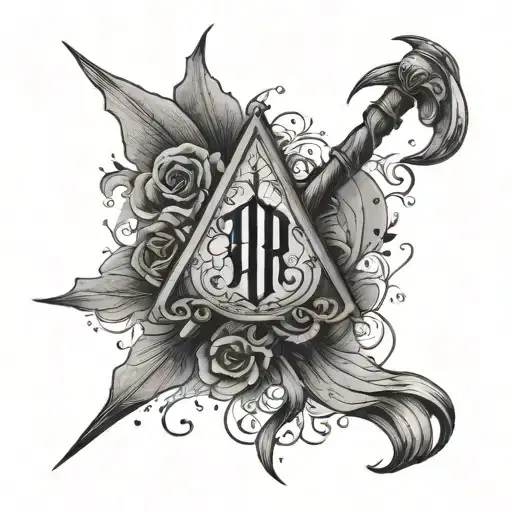 Harry Potter Wand tattoo design idea