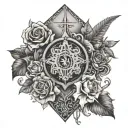 Joshua 24 15 tattoo design idea