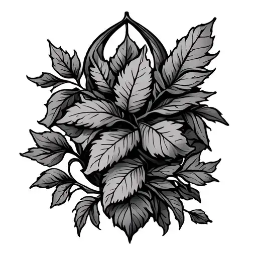 Greek Vines tattoo design idea