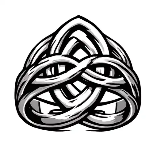 ring celtic knot tattoo design idea