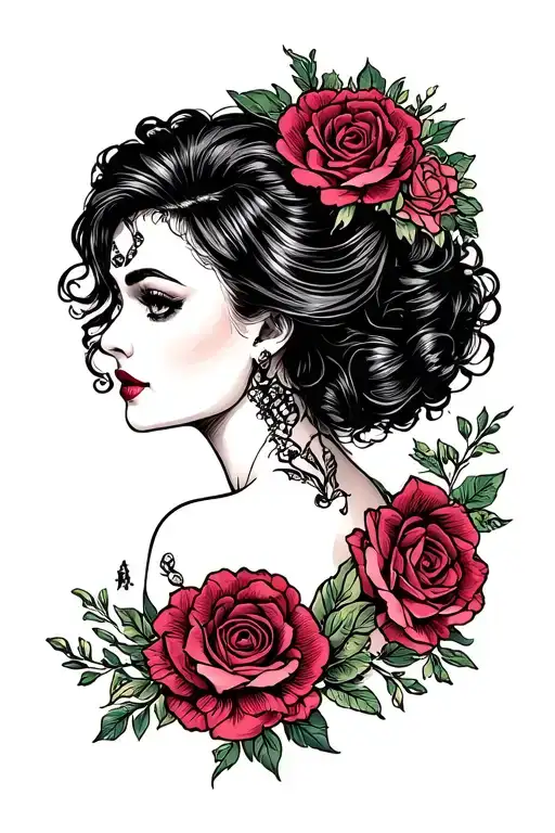 Feminine tattoo to permanently brand a sissy owned by his wife in a femdom marriage, it should be extremely feminine and tattoo design idea