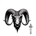 Guillermo Libra aries tattoo design idea