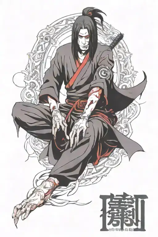 Itachi tattoo design idea
