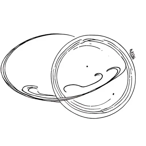 Pluto's orbit of solitude avec ma tattoo design idea