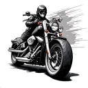 Harley Davidson tattoo design idea
