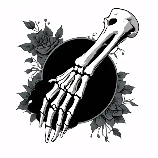 skeleton hand tattoo tattoo design idea