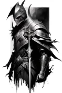 Knight Artorias and Sif tattoo design idea