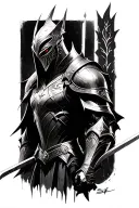 Knight Artorias and Sif tattoo design idea