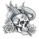 even though i walk through the valley of the shadow of death i will fear no evil for you are with me tattoo design idea