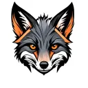 Fox Face tattoo design idea
