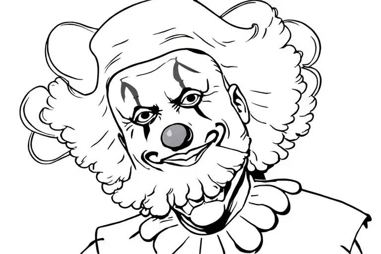 Art the clown from the Movie and Insane clown posse tattoo design idea