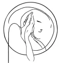 Melancholic depression, loneliness but hope tattoo design idea