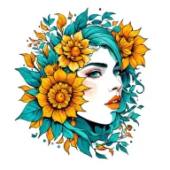 Sonne tattoo design idea