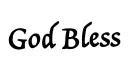 "God Bless" tattoo design idea
