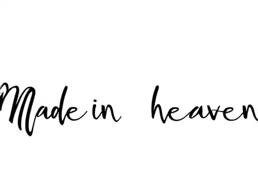 "Made in heaven" tattoo design idea