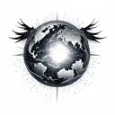 pulsar map tattoo design idea