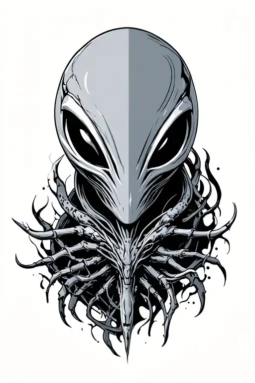 alien tattoo design idea
