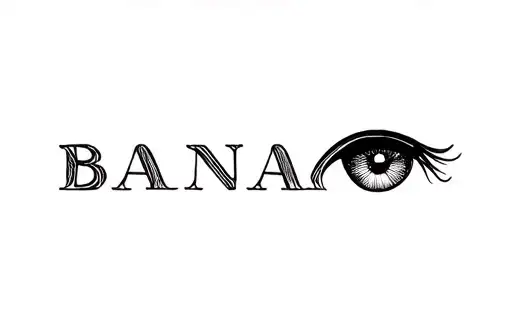 "Bana with eyes" tattoo design idea