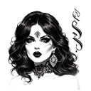 Slut tattoo design idea