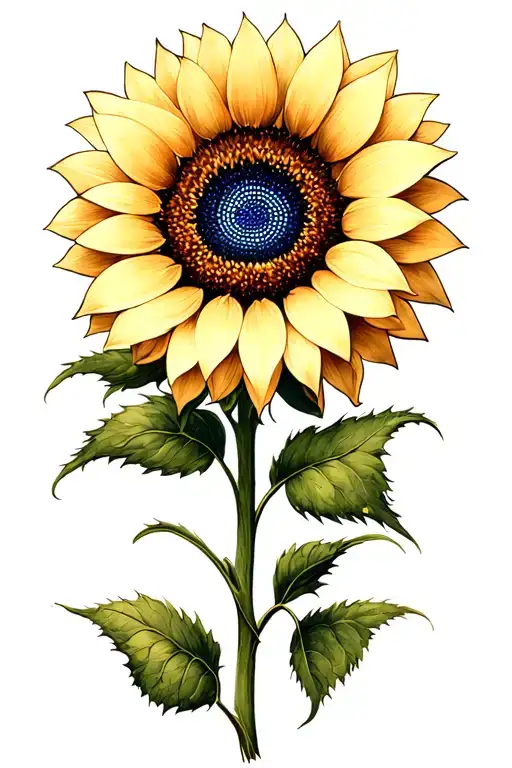 paw print sunflower tattoo tattoo design idea