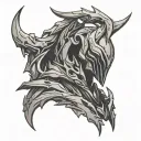 warframe logo tattoo design idea