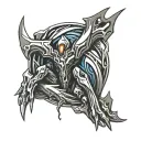 warframe logo tattoo design idea