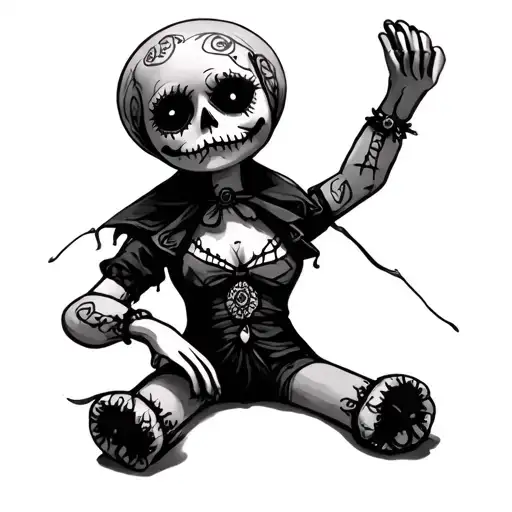 Voodoo Doll tattoo design idea