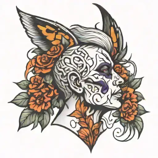 migraine tattoo design idea